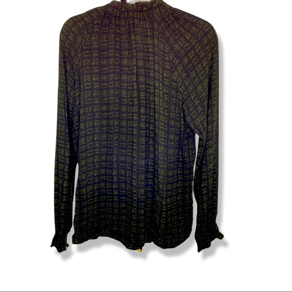 Michael Kors - green tie front blouse - Picture 3 of 3